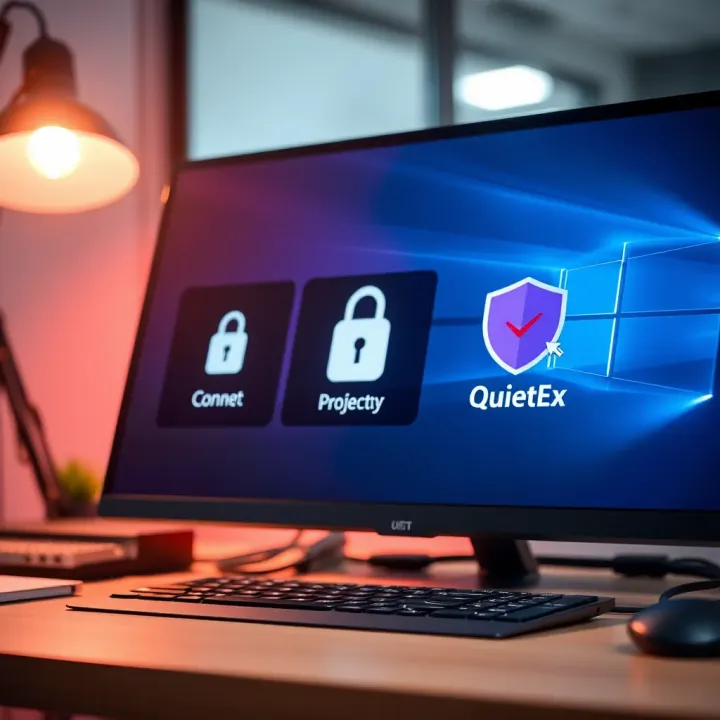 Ensuring Secure and Compatible Access to Quotex on PC Desktop setup showing a secure connection and system compatibility icons for safe Quotex access