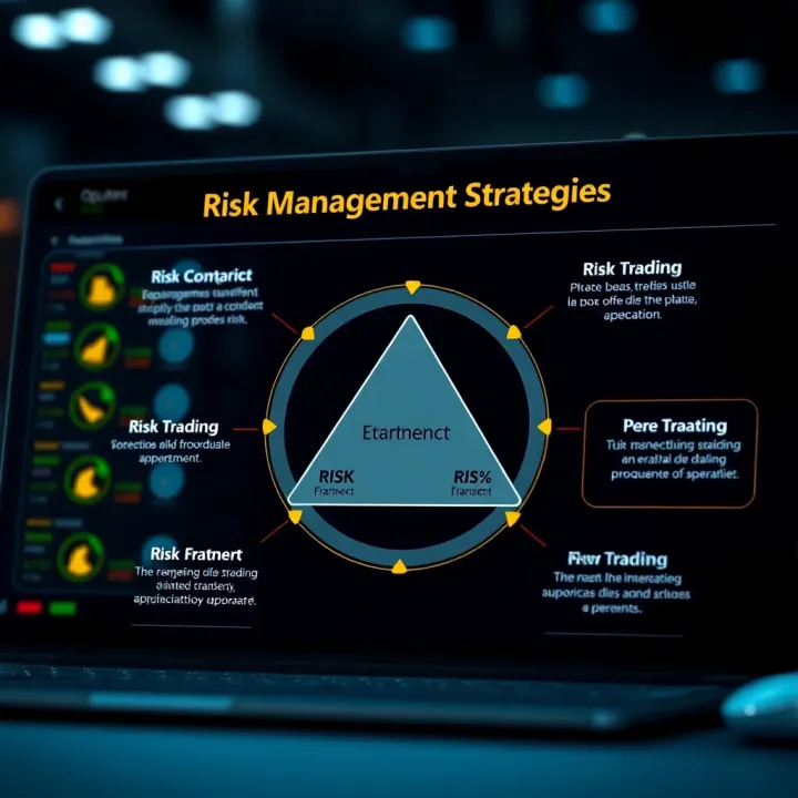 Risk Management Strategies in Quotex Trading Diagram illustrating risk management strategies applied within Quotex trading environment