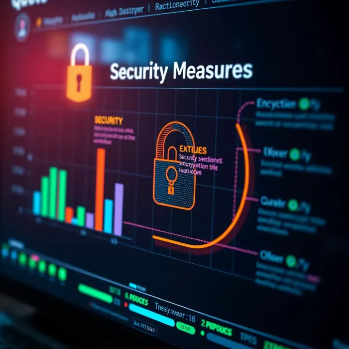 Security Measures Implemented on Quotex.com Platform Graph showing security features and encryption methods used by Quotex.com