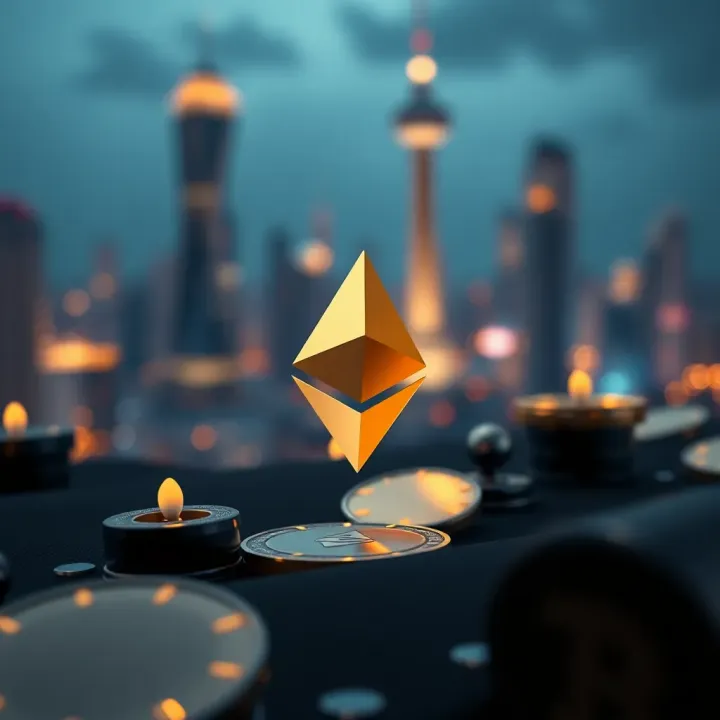 Visualization of regulatory impacts and market factors shaping Ethereum's future outlook