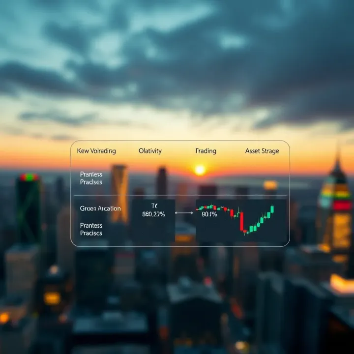 Diagram illustrating key volatility trading strategies and asset categories